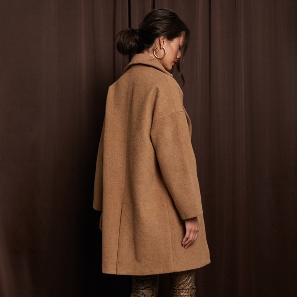 Camel Wool Coat - Picture 3 of 8